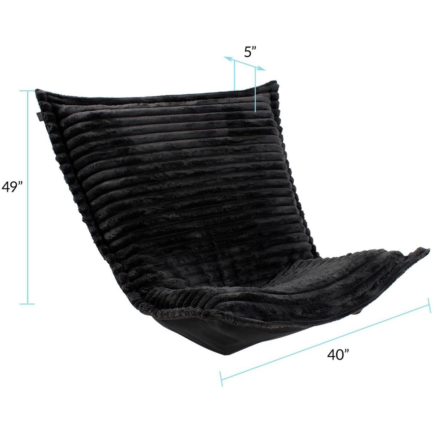 Shar Pei Black Chair Cover & Cushion